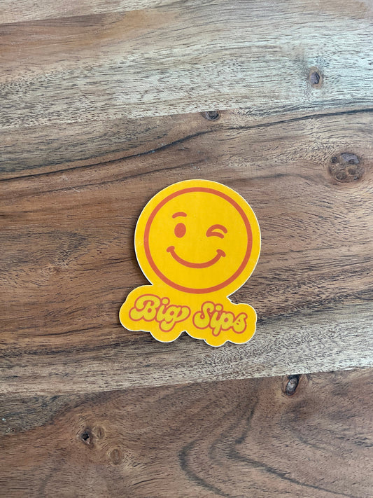 Big Sips Sticker