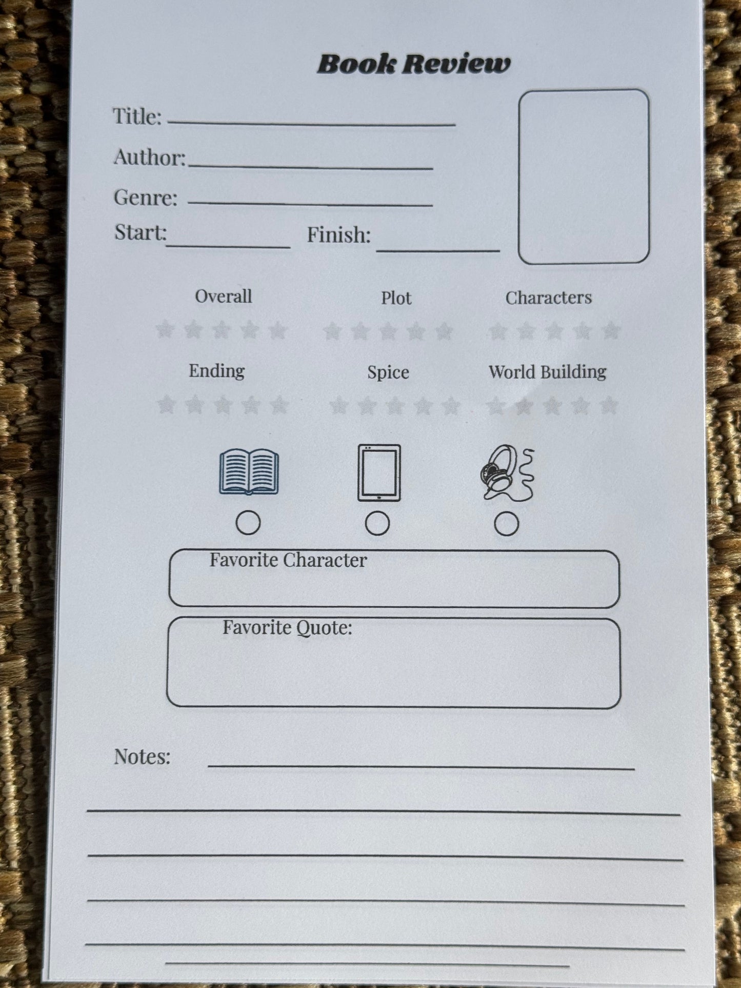 Book Club Shenanigans Book Journal