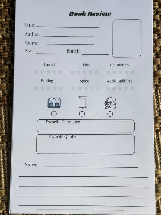 Book Club Shenanigans Book Journal