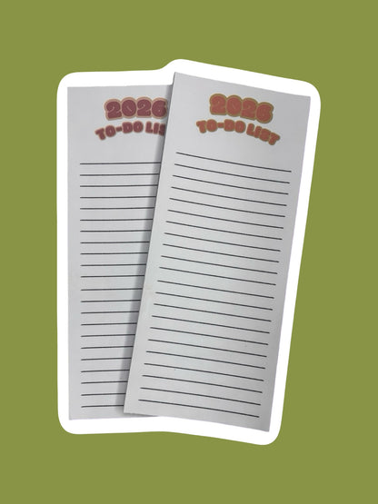 2026 To -do list