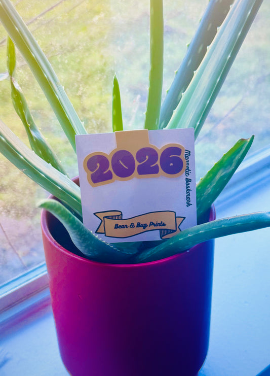 2026 Magnetic Book Mark (6 options)