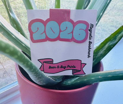 2026 Magnetic Book Mark (6 options)