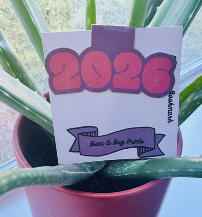 2026 Magnetic Book Mark (6 options)