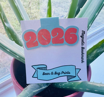 2026 Magnetic Book Mark (6 options)