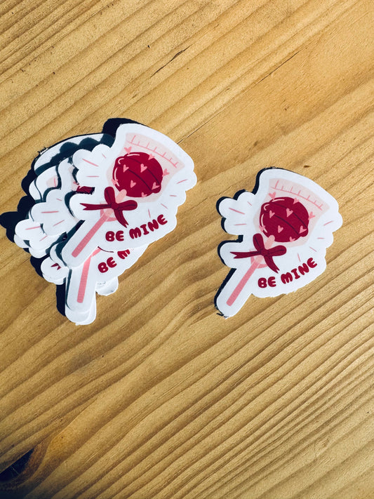Be Mine Lollipop sticker
