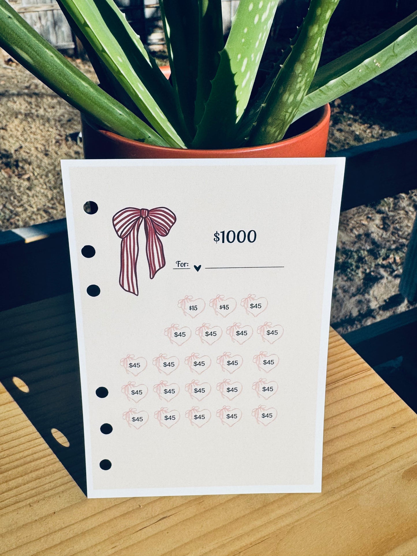 Stuff Love Budget Card set