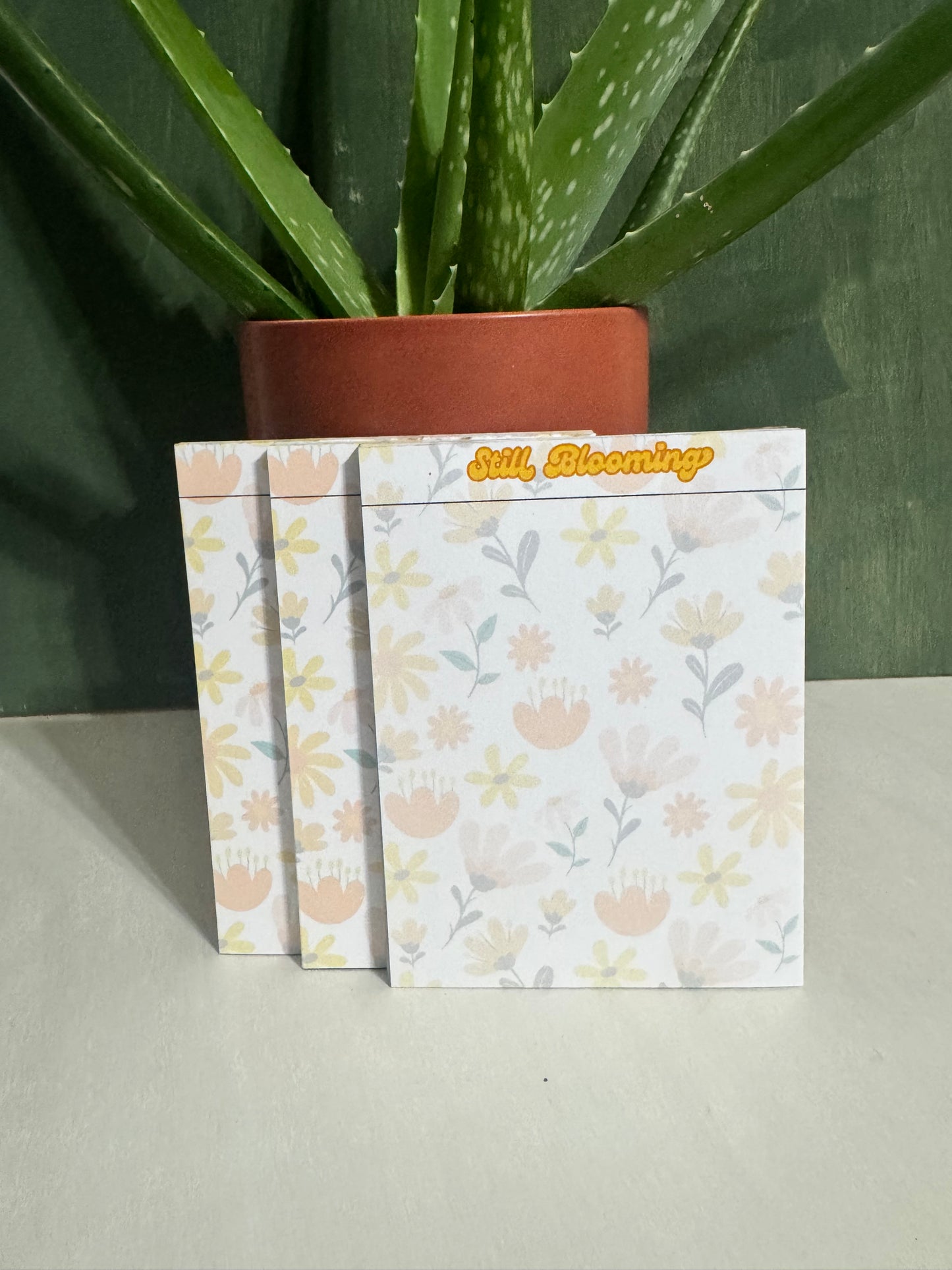 Still Blooming note pad