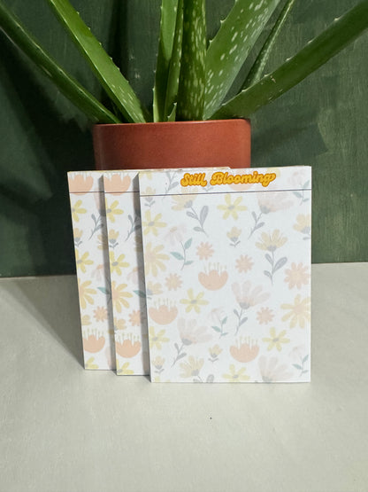 Still Blooming note pad