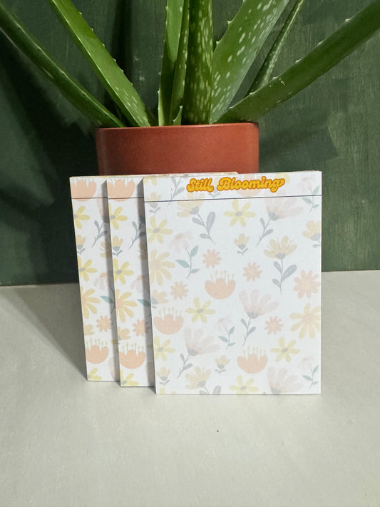 Still Blooming note pad