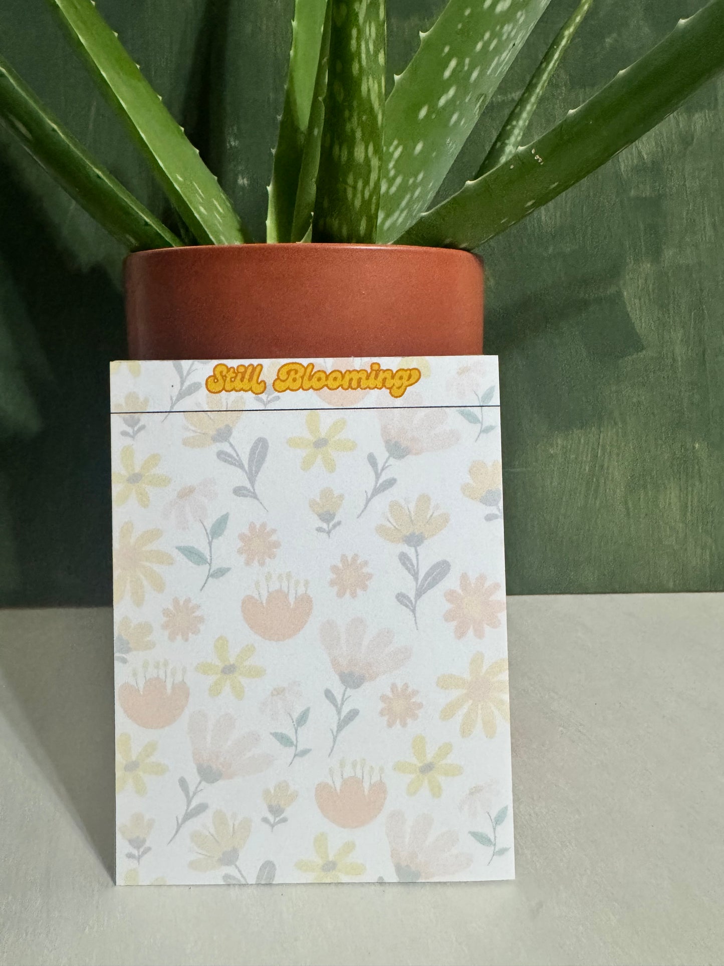 Still Blooming note pad