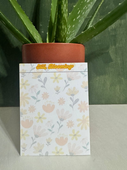 Still Blooming note pad